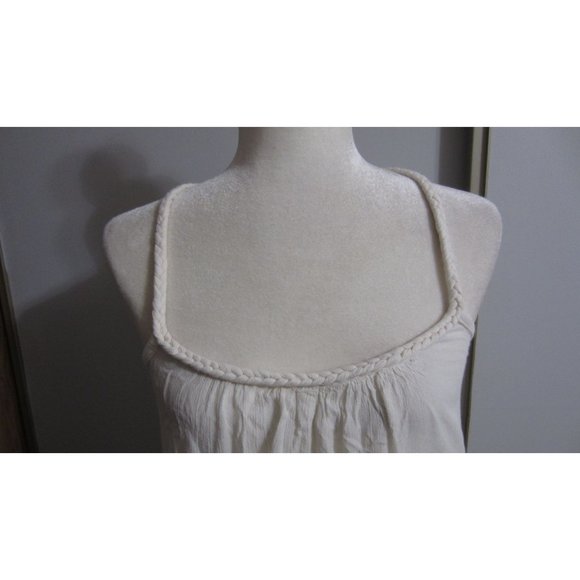 Adore Me Medium Cream Casual Beach Semi Sheer Dress. - Picture 2 of 7